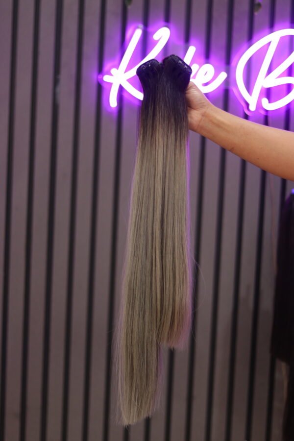 BUNDLES  STRAIGHT 18''💯 100%  Human Hair | ASH COLOR Vietnam Hair