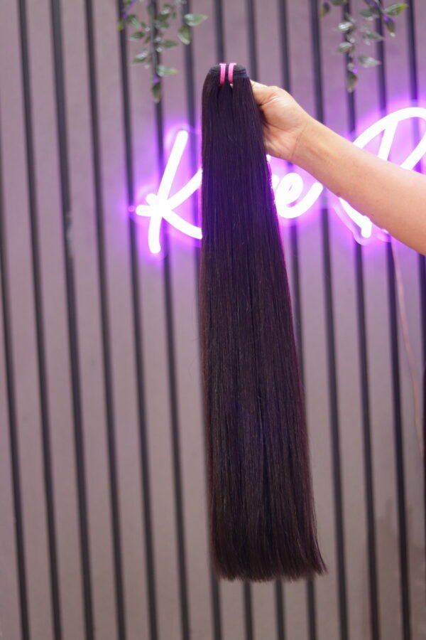 BUNDLES  STRAIGHT 24''💯 100%  Human Hair | Natural Black Vietnam Hair