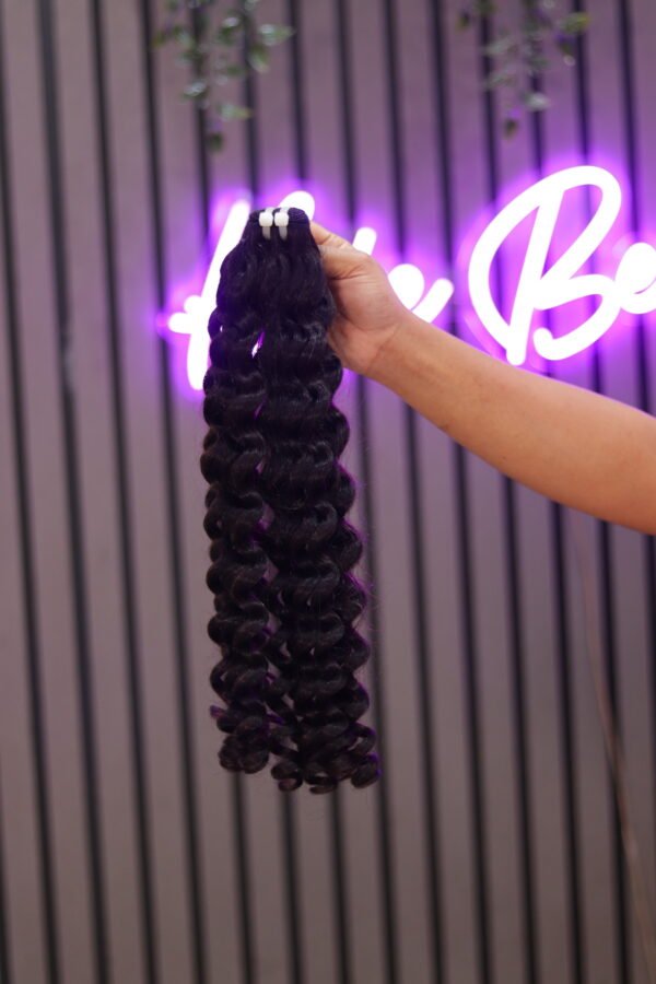 BUNDLES  curly 22''💯 100%  Human Hair | Natural Black Vietnam Hair