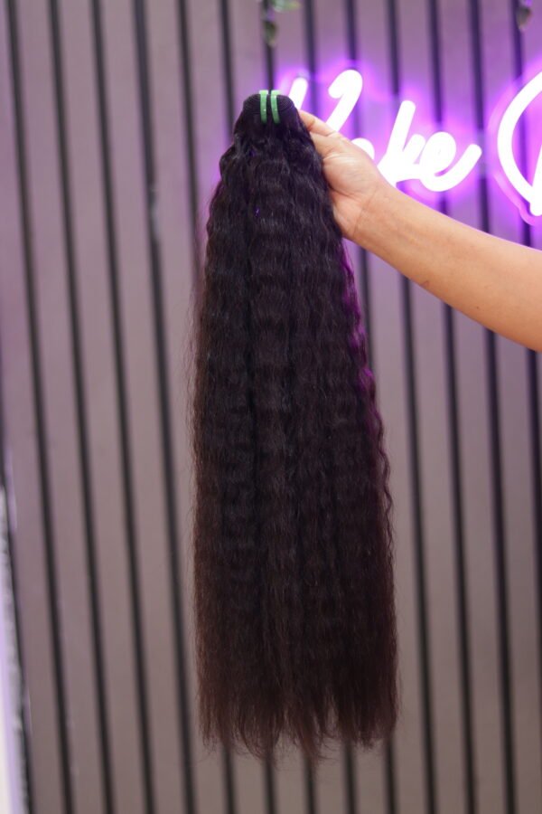 BUNDLES  Kinky straight 22''💯 100%  Human Hair | Natural Black Vetnam Hair