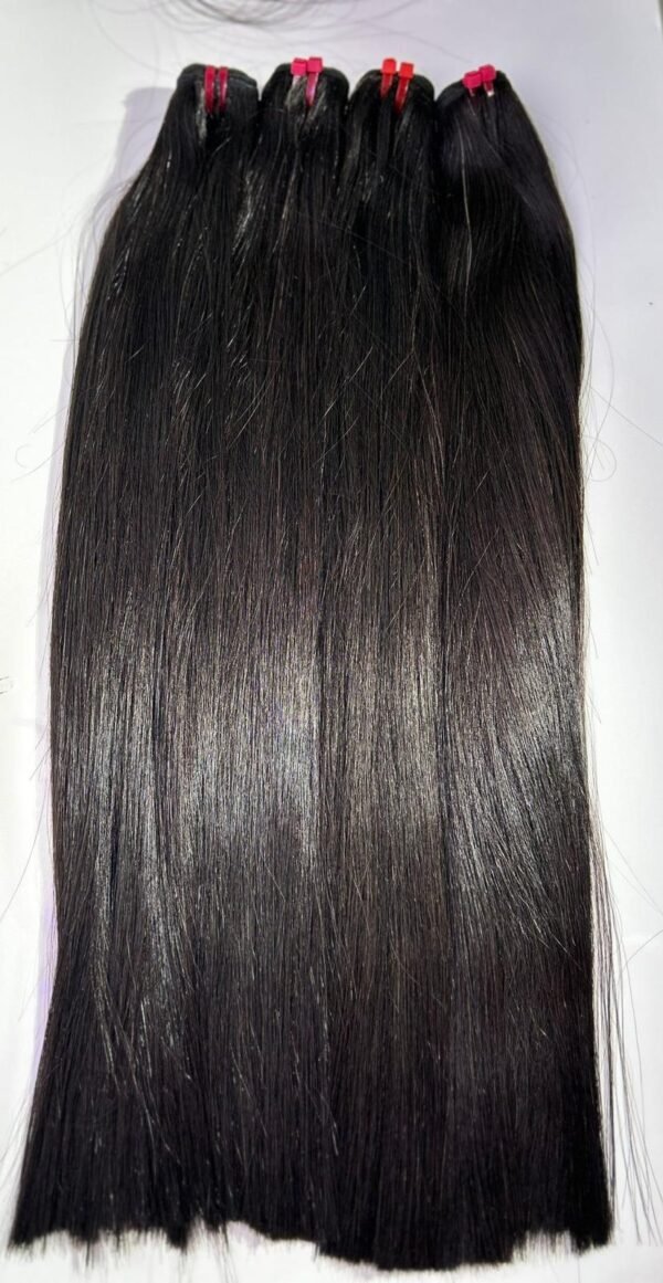 BUNDLES  STRAIGHT 22''💯 100%  Human Hair | Natural Black Vietnam Hair